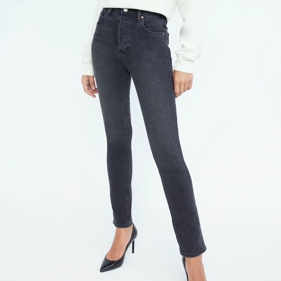 Denim Forum The Yoko High Rise Slim size 28 / 30L High-waisted slim jeans - Picture 2 of 14
